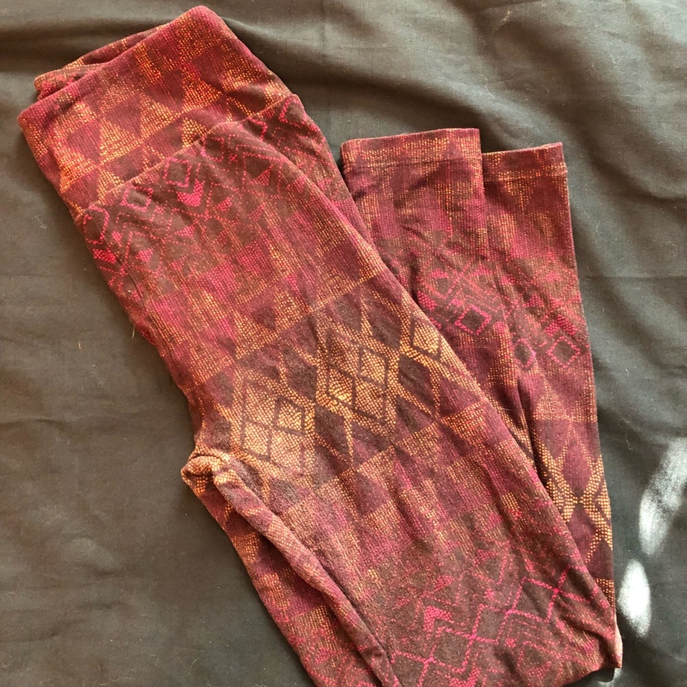 Lularoe printed tights - OSFA